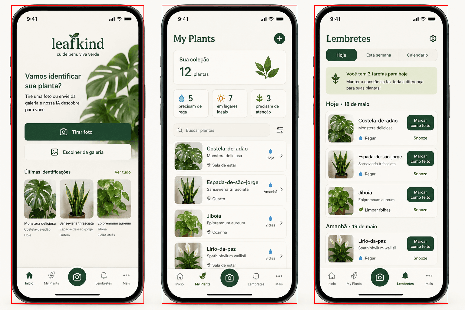Interface do Leafkind
