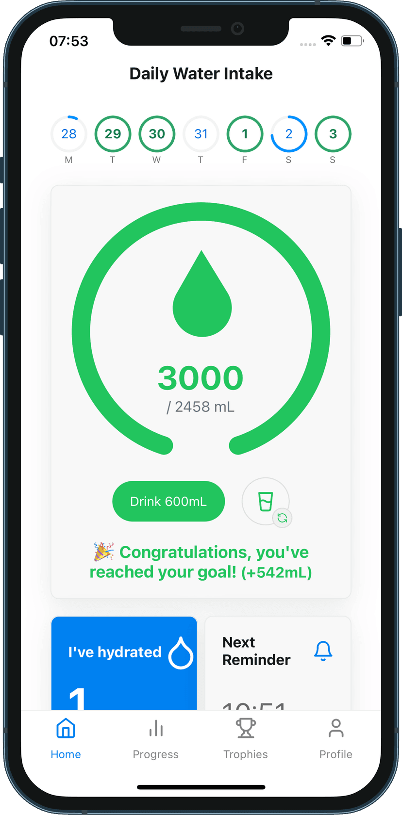 Assistente de Hidratação IA App